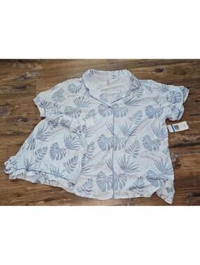 Designer Women XL extra large floral flower pajamas super soft